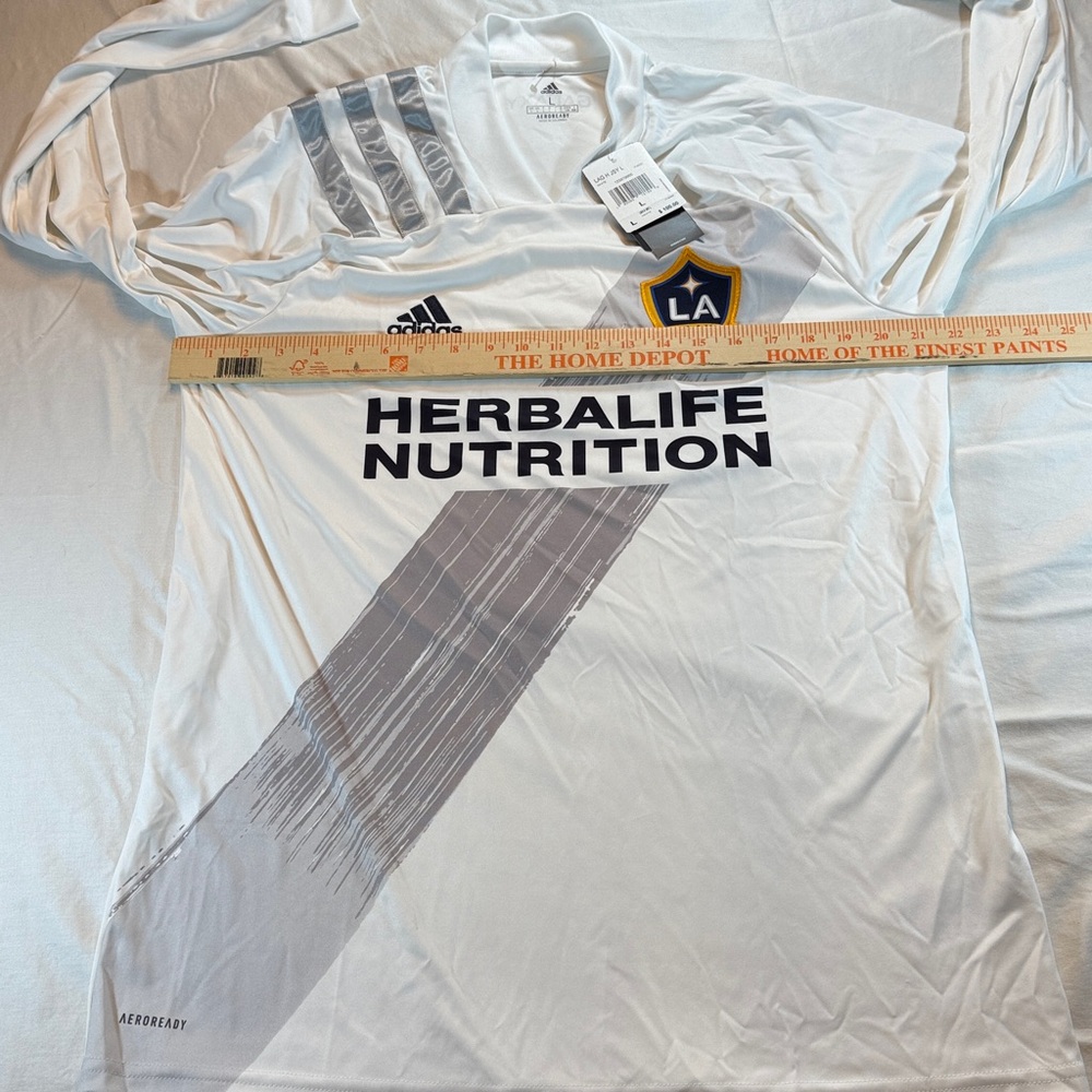 Adidas - LA Galaxy - LS Jersey size L NWT